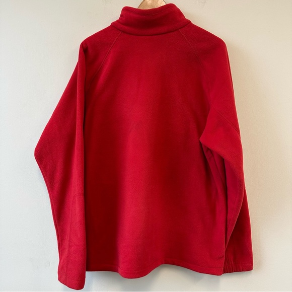 Columbia Red Fast Trek II Full-Zip Fleece Jacket with NC State Logo - Picture 9 of 9